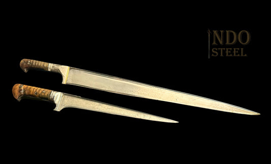 19th century khyber knife & matching pesh kabz